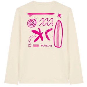 Totem Long – sand & barbie pink